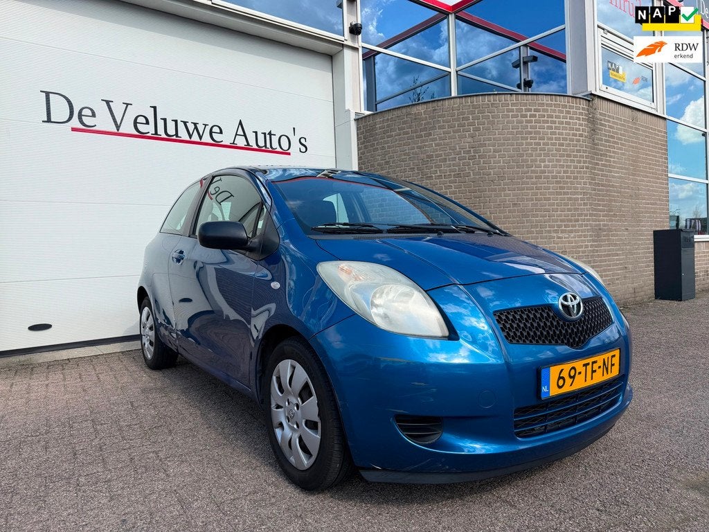 Toyota Yaris 1.3 VVTi Sol MMT|AUTOMAAT|AIRCO|Nieuwe APK, Auto's, Stof, 750 kg, 4 cilinders, Blauw