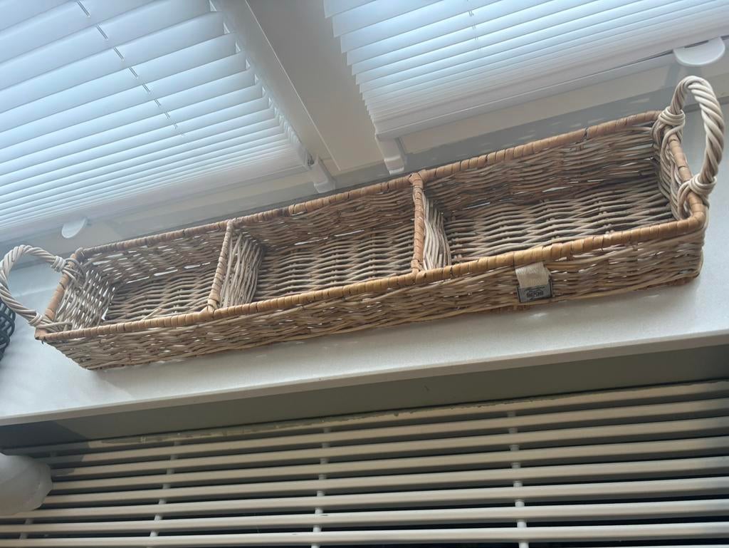 Riviera Maison rotan mandje, Ophalen of Verzenden, Zo goed als nieuw