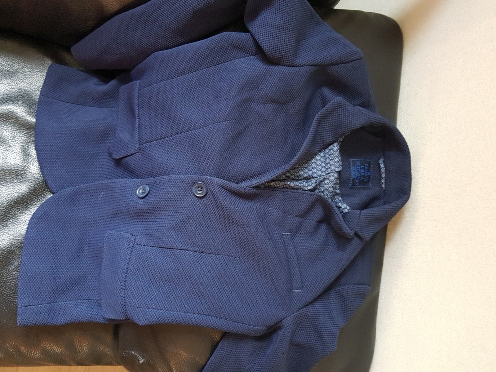 WE Colbert donkerblauw maat 146/152, Kinderen en Baby's, Kinderkleding | Maat 146, WE, Ophalen of Verzenden, Zo goed als nieuw