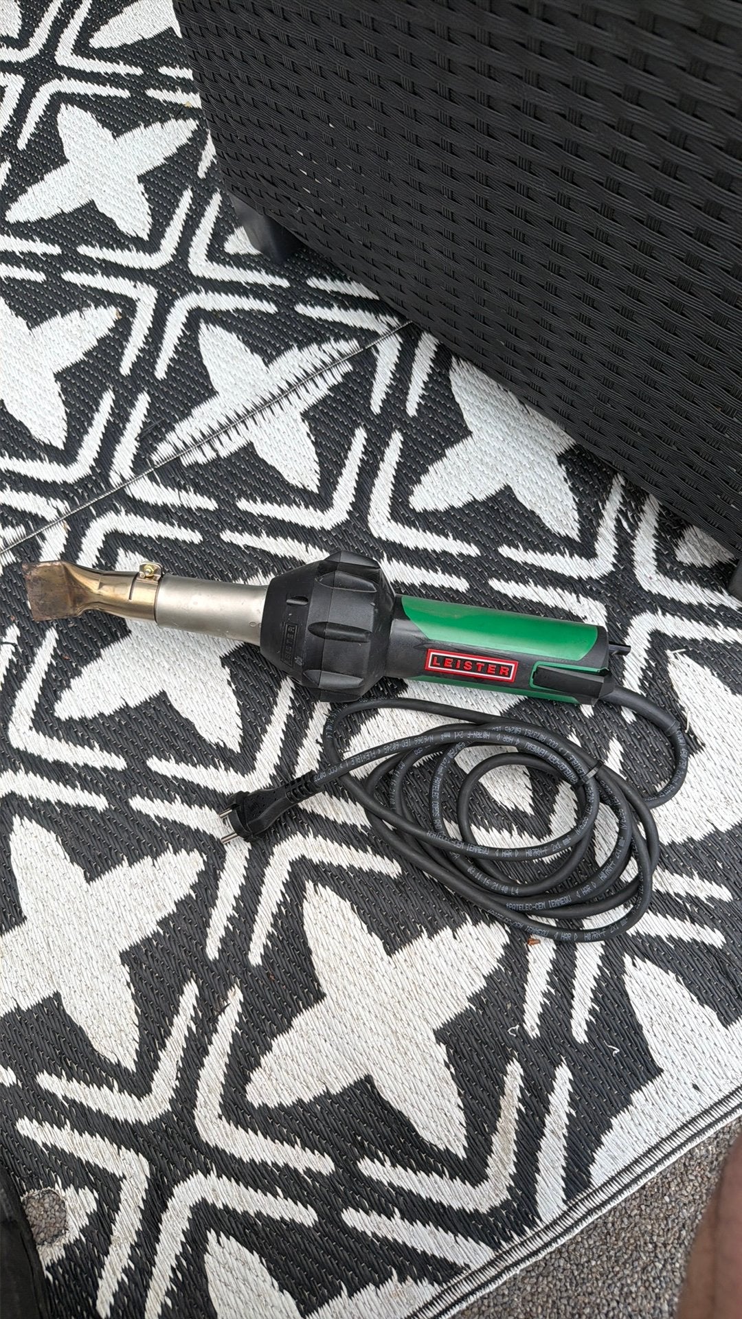 Leister Triac ST Heteluchtpistool - 1600W, Ophalen of Verzenden, Zo goed als nieuw