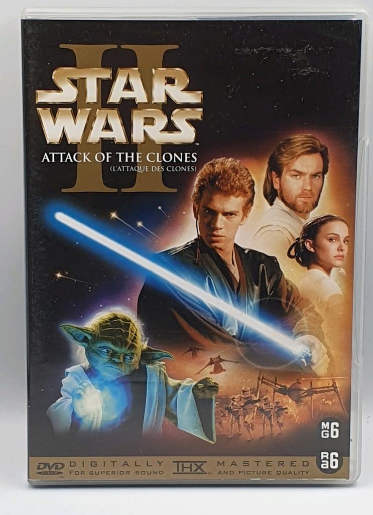 Te koop: Star Wars Episode II: Attack of the Clones DVD, Boxset, Ophalen of Verzenden, Zo goed als nieuw, Vanaf 6 jaar