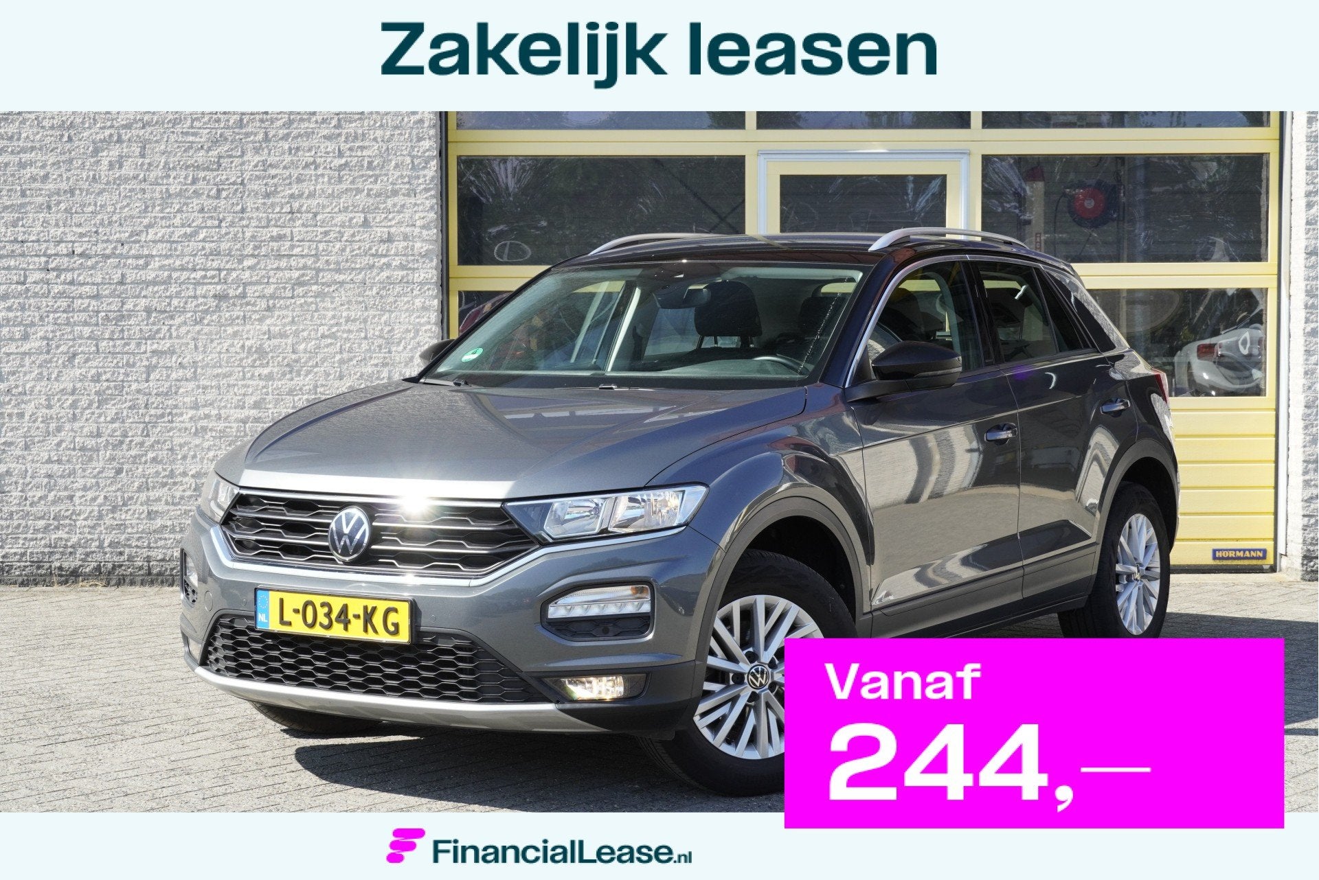 Volkswagen T-Roc 1.0 TSI Style Business BJ2021 Lmv 16" | Led, Voorwielaandrijving, Dealer onderhouden, Stof, Gebruikt