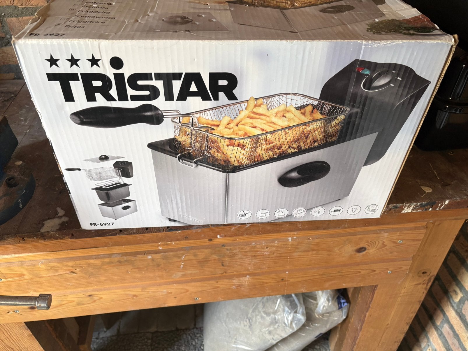Frituurpan Tristar nieuw in doos, Ophalen, Zo goed als nieuw