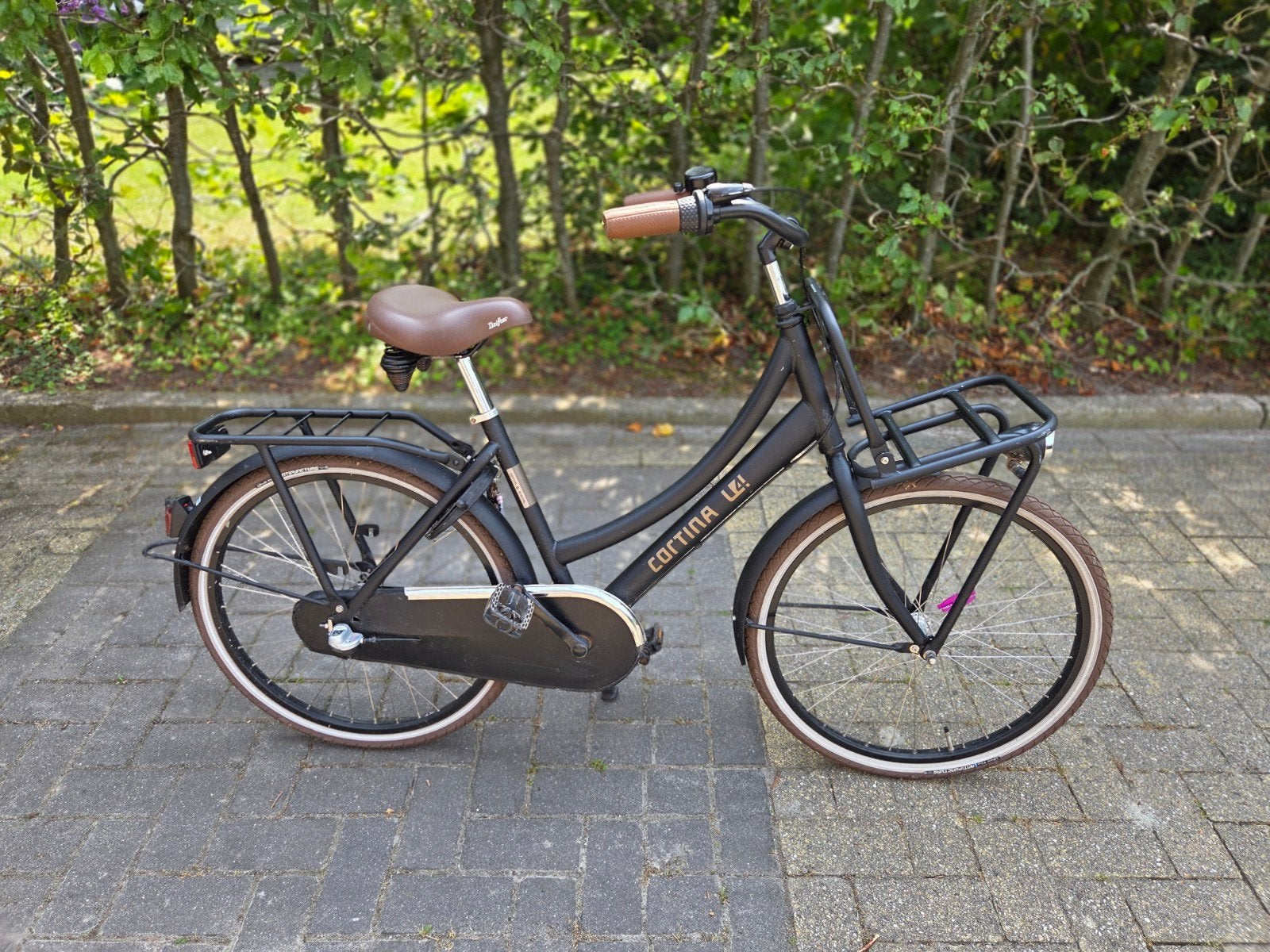 Cortina L4 24 inch meisjesfiets gebruikt, Terugtraprem, 50 tot 53 cm, Ophalen, Overige merken