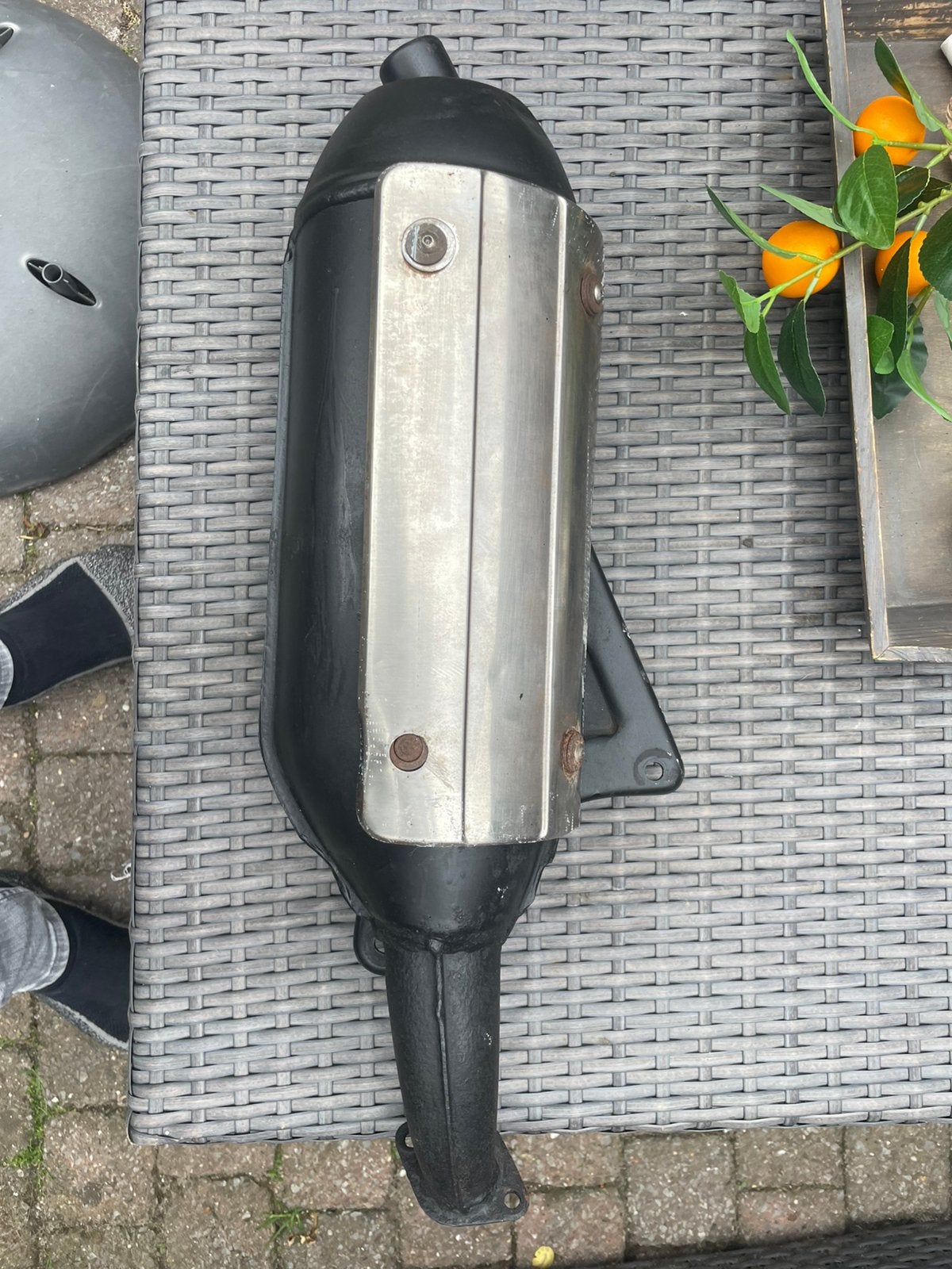 Smo6 uitlaat 125cc 180cc, Motoren, Tuning en Styling, Ophalen of Verzenden