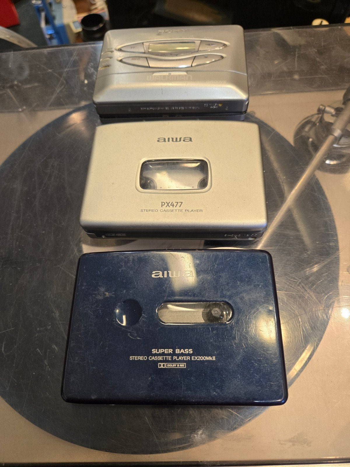 partij walkmans aiwa ex200 MKII px477 sony wm-fx571, Ophalen of Verzenden, Walkman