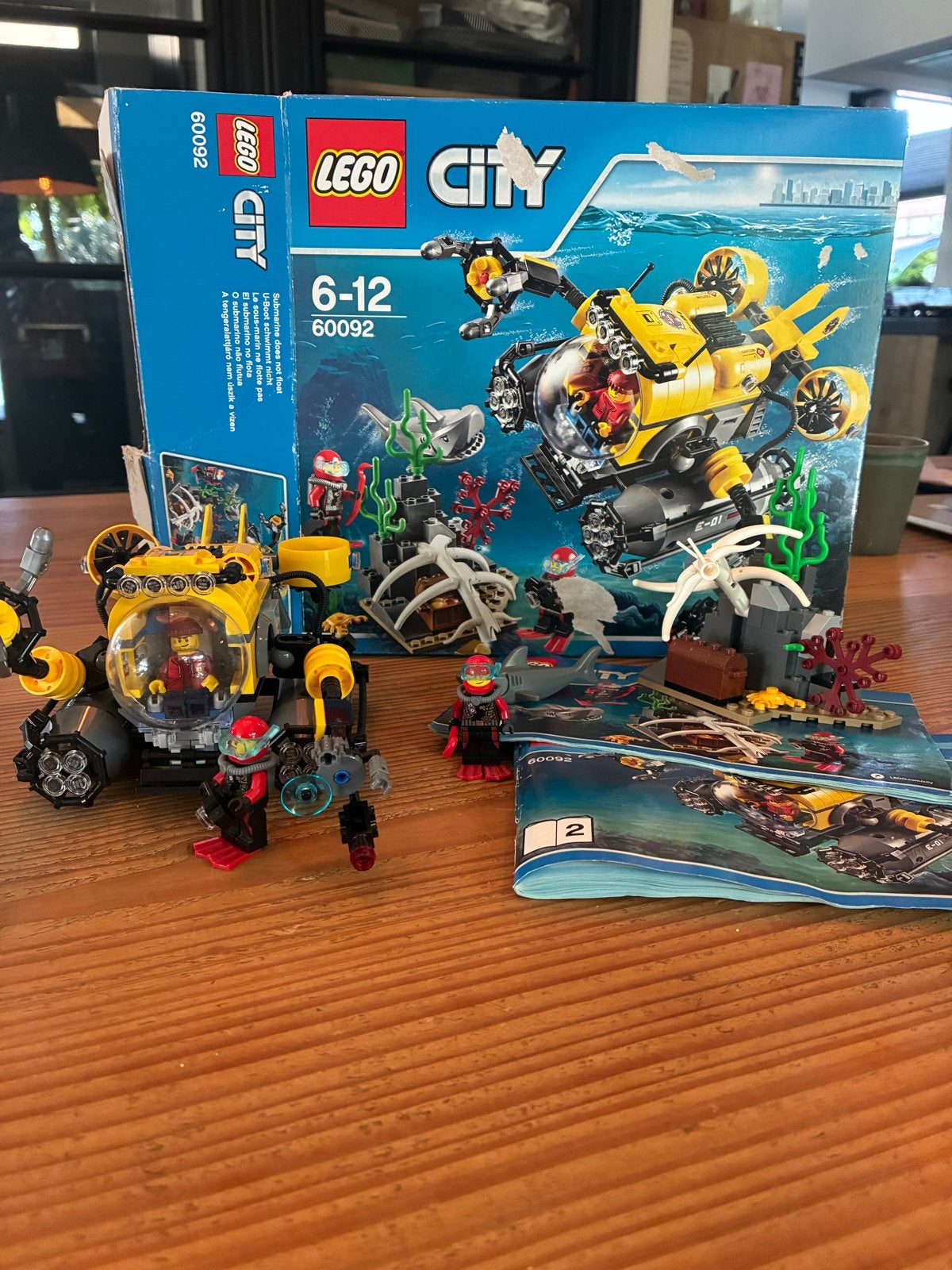 Lego City Diepzee Onderzoeksschip 60092, Kinderen en Baby's, Lego, Ophalen of Verzenden, Compleet, Complete set