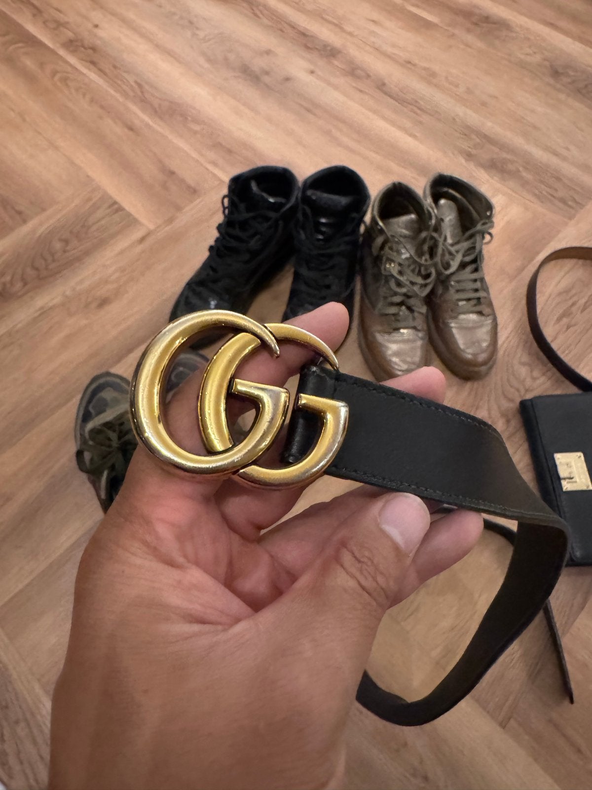 Gucci buckle logo riem 100% origineel dames, 3 tot 5 cm, 90 tot 100 cm, Heupriem, Ophalen of Verzenden