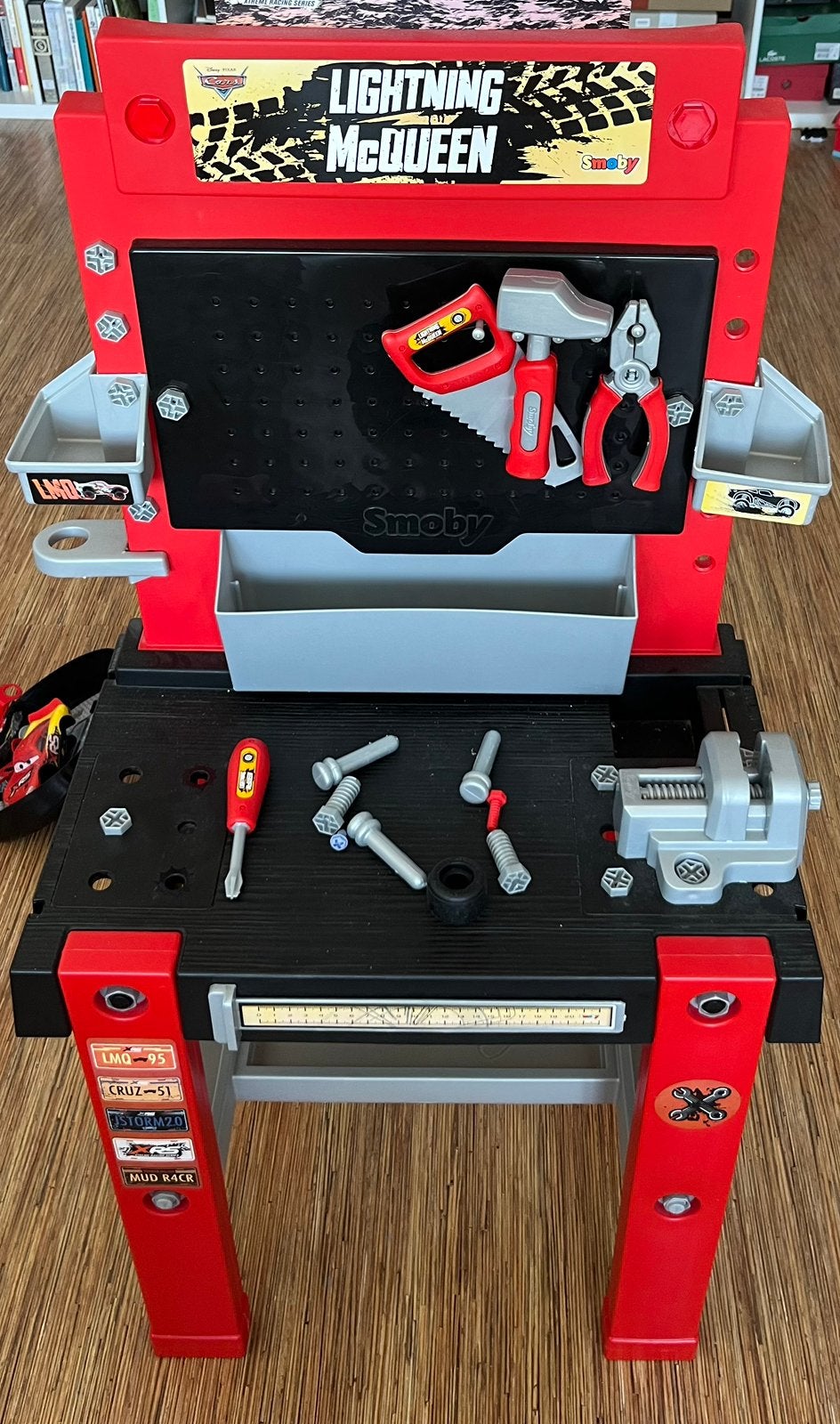 Smoby Lightning McQueen Workbench, Ophalen, Zo goed als nieuw