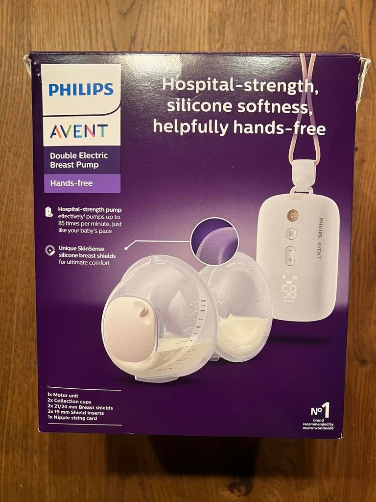 Philips avent handsfree dubbele borstkolf, Ophalen of Verzenden, Zo goed als nieuw, Borstkolf