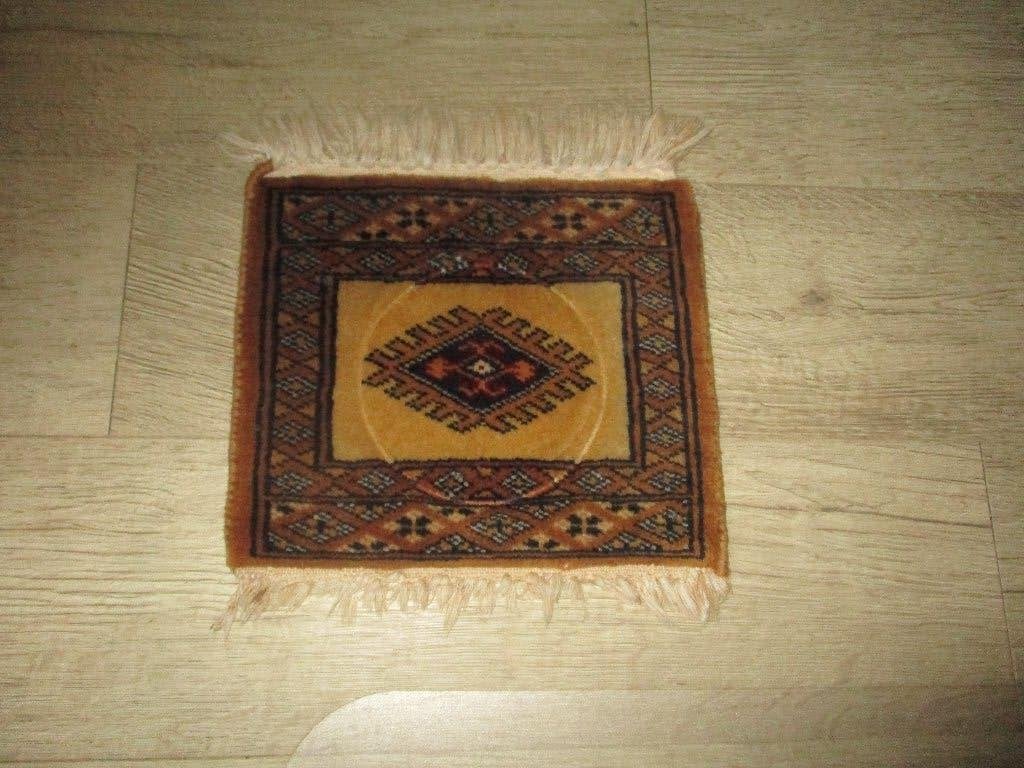 kleedje antiek met franjes oud 32 cm bij 28 cm, Ophalen of Verzenden