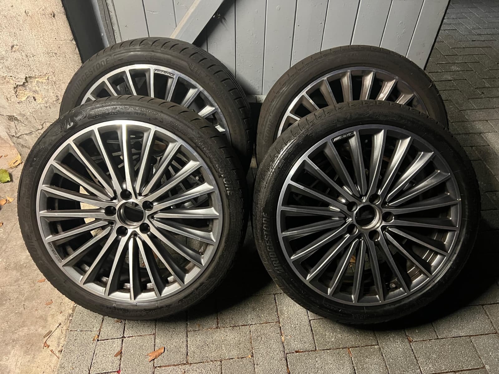 Mercedes 19 inch AMG Velgen Facelift W177 CLA C118 W247, Auto-onderdelen, Banden en Velgen, Gebruikt, Banden en Velgen, Personenwagen