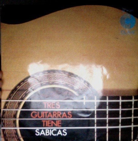 LP - SABICAS - Tres Guitarras Tiene, Inclusief binnenhoes, Ophalen of Verzenden, Zo goed als nieuw, 12 inch