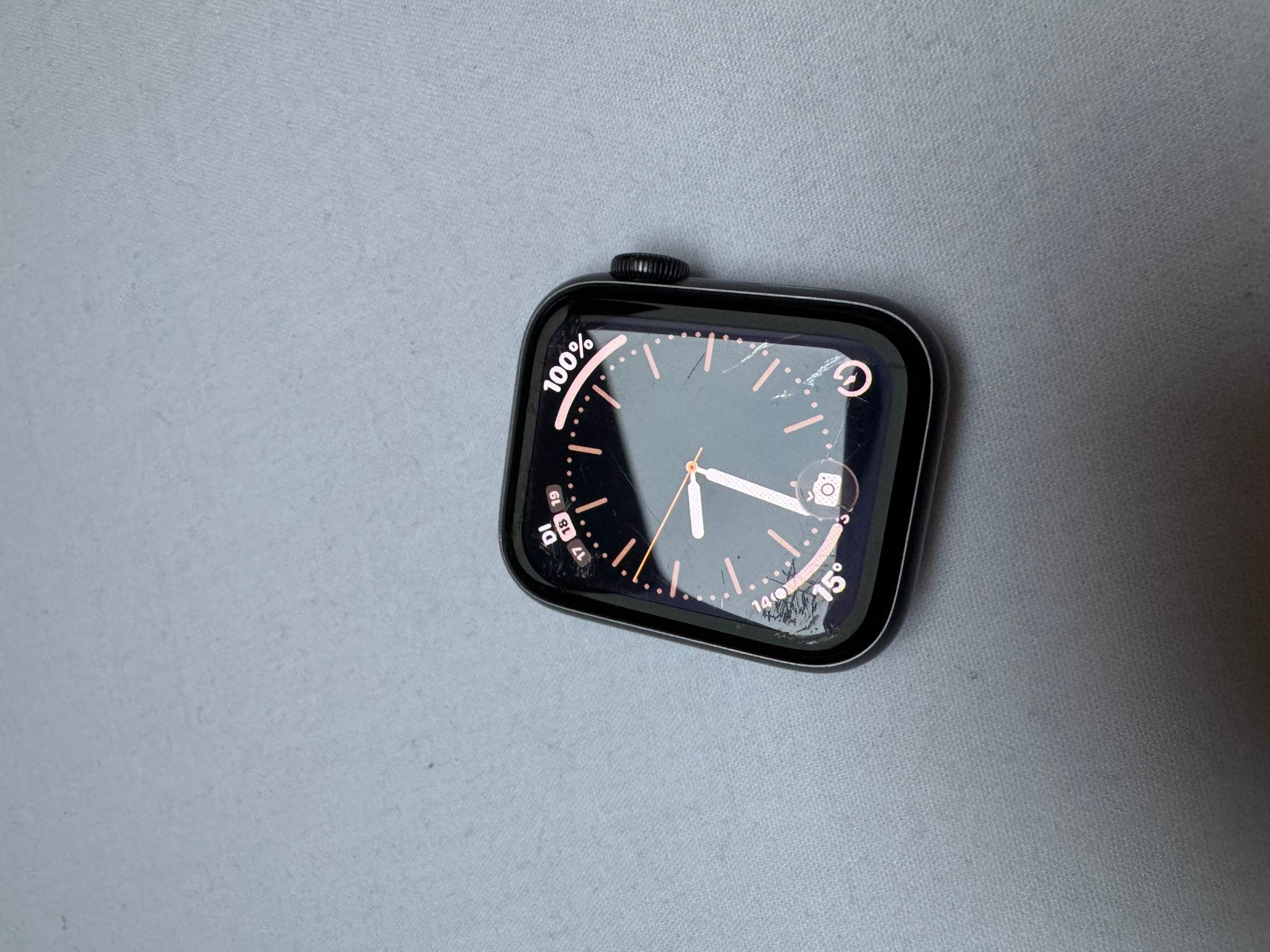 Apple watch series 6 40mm incl. lader, roze sportbandje &.., Stappen, Gebruikt, Zwart, IOS