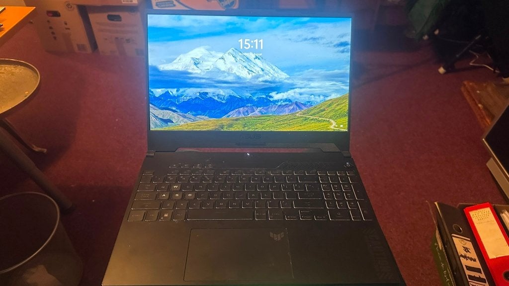 Asus TUF Gaming A15 FA507UI-LP015W met display problemen, Computers en Software, Windows Laptops, Gebruikt, Asus, Ophalen of Verzenden
