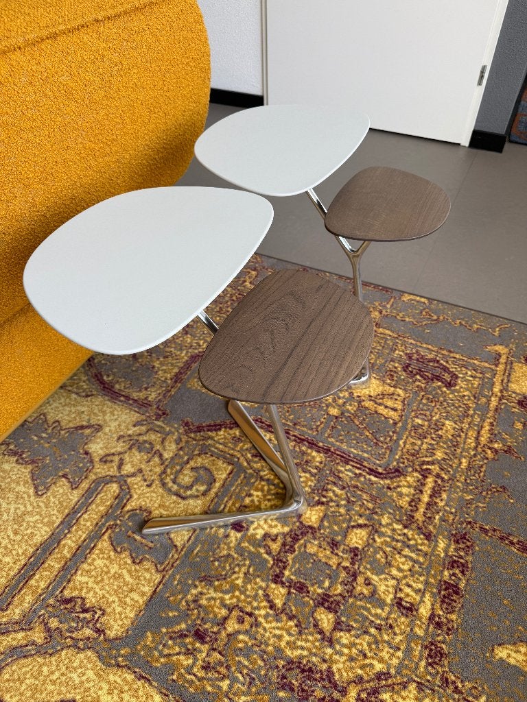 Leolux Portello bijzettafels, Minder dan 55 cm, Rond, Nieuw, Ophalen