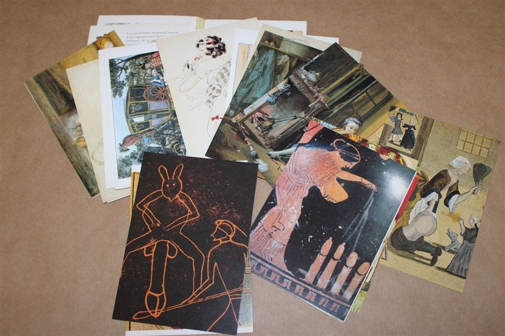 Erotica universalis [30 postcards]., Ophalen of Verzenden, Gelezen