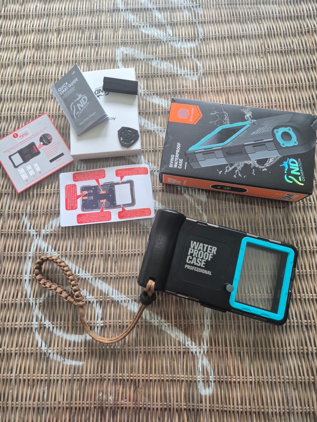 Shellbox Diving Waterproof Case - Smartphone Onderwaterhuis, Smartphonebehuizing, Ophalen of Verzenden, Zo goed als nieuw, Overige merken
