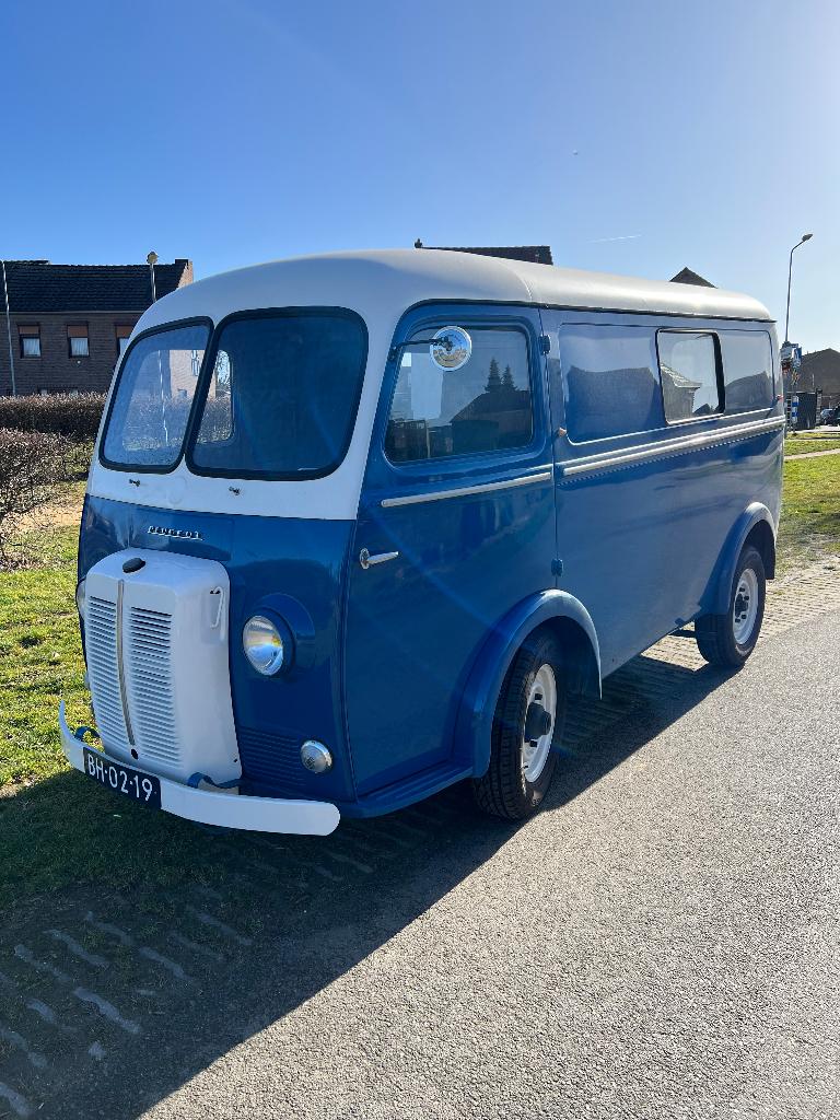 Peugeot bestelbus D4BD 1964 Blauw - Nez de Cochon, foto 3