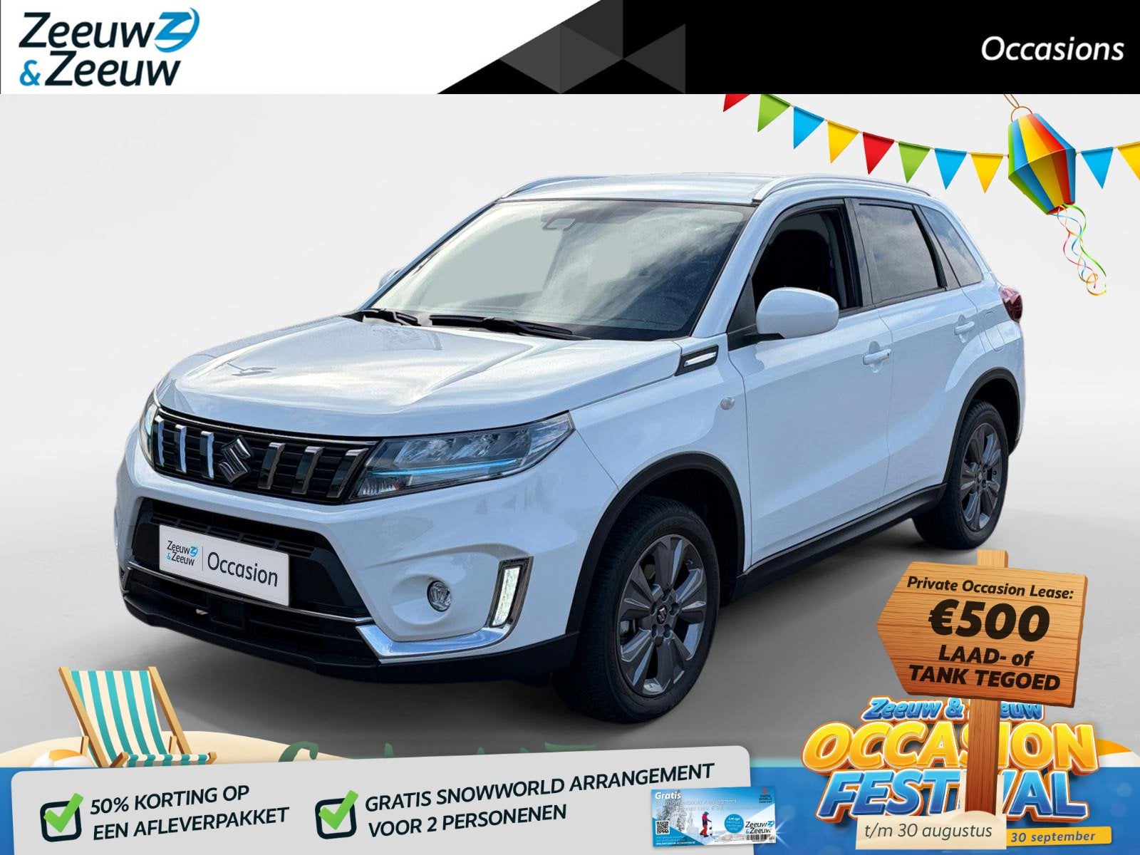 Suzuki Vitara 1.5 Hybrid Select *Automaat*Navi+Camera*Climat, Auto's, Suzuki, Automatische klimaatregeling, Stof, Gebruikt, 4 cilinders