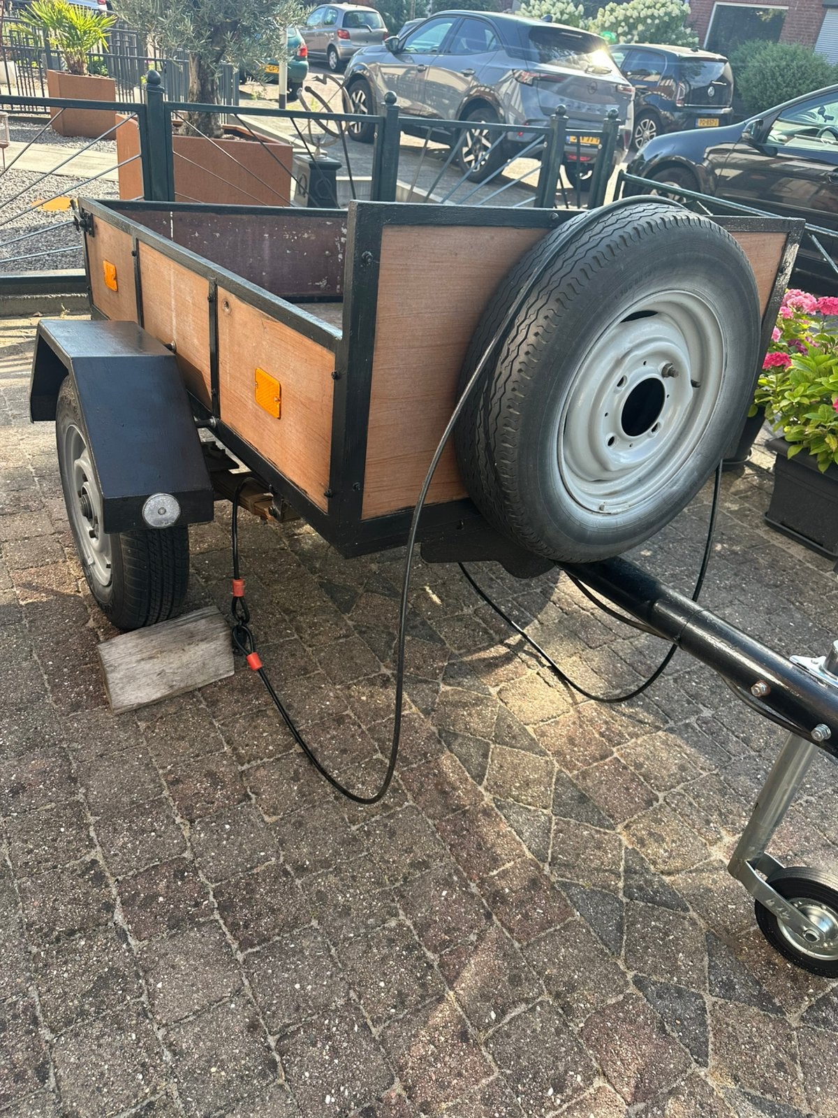 Aanhanger enkel asser, Ophalen, Gebruikt
