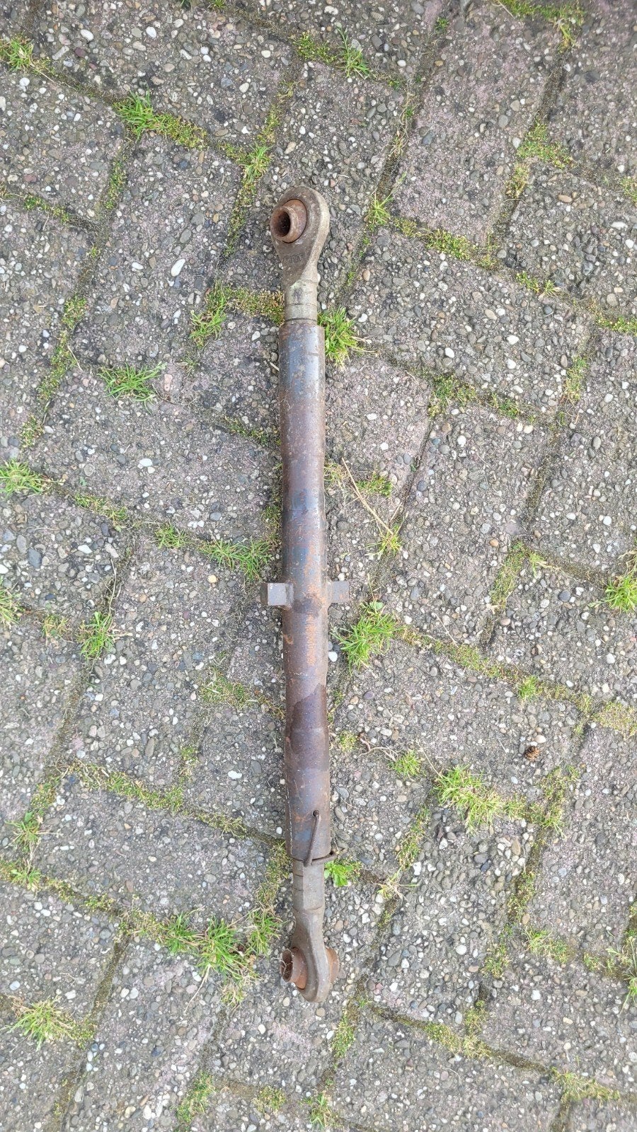 Diverse Topstang met koppelstukken  voor landbouwmachines, Ophalen