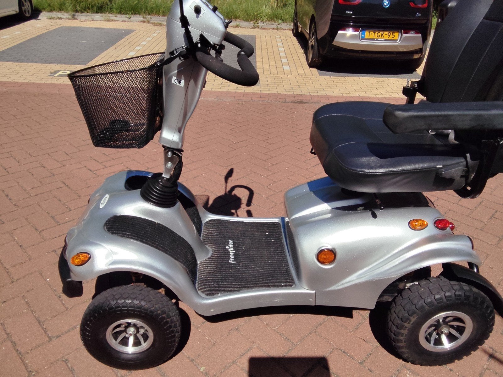 scootmobiel freerider Mango LION 4 zilver, Ophalen of Verzenden, Zo goed als nieuw, 16 km/u of meer, Mango