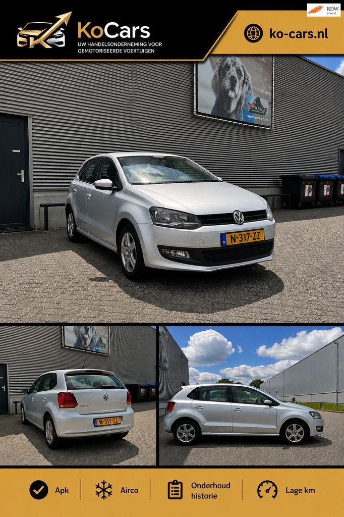 Volkswagen Polo 1.2-12V Comfortline, Auto's, Volkswagen, Voorwielaandrijving, Euro 5, 967 kg, 1198 cc