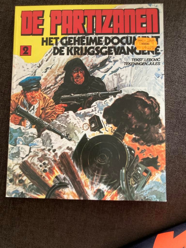De Partizanen: Het geheime document / De krijgsgevangene, Boeken, Stripboeken, Eén stripboek, Ophalen of Verzenden, Gelezen