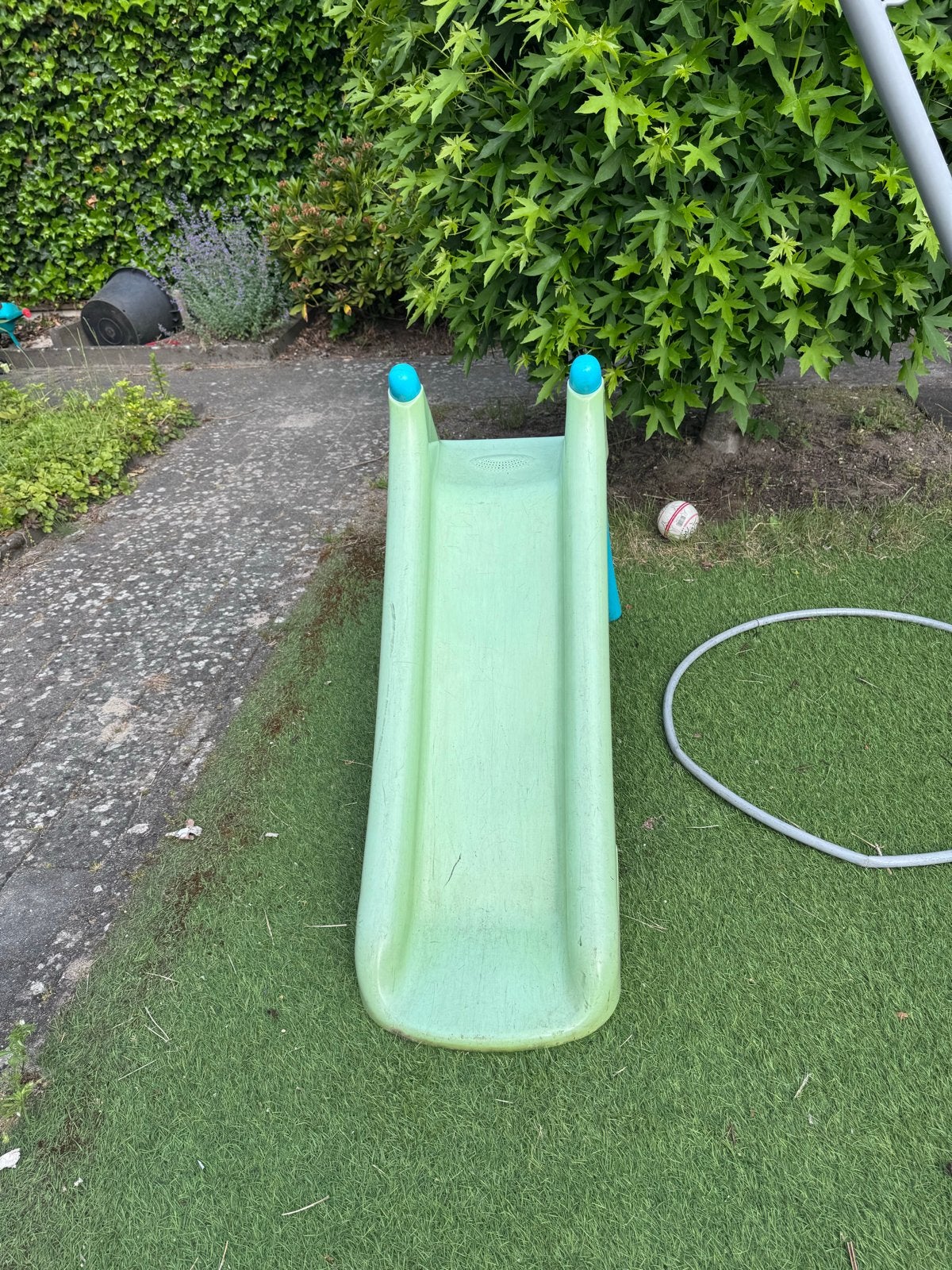 Smoby glijbaan voor kinderen - Groen/Blauw, Kinderen en Baby's, Ophalen of Verzenden, Gebruikt