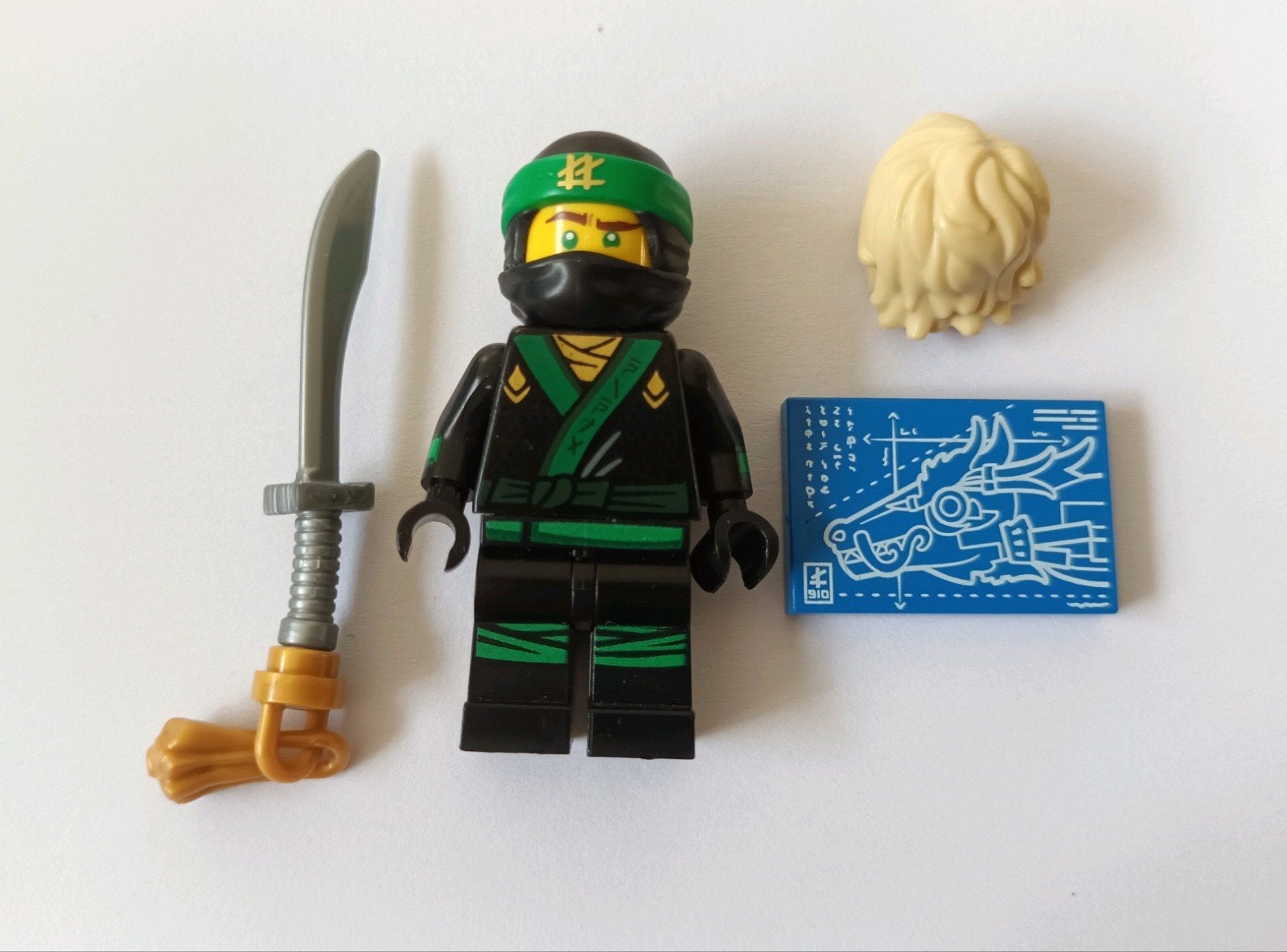 lego lloyd groene ninja ninjago movie serie minifigures figs, Ophalen of Verzenden, Zo goed als nieuw