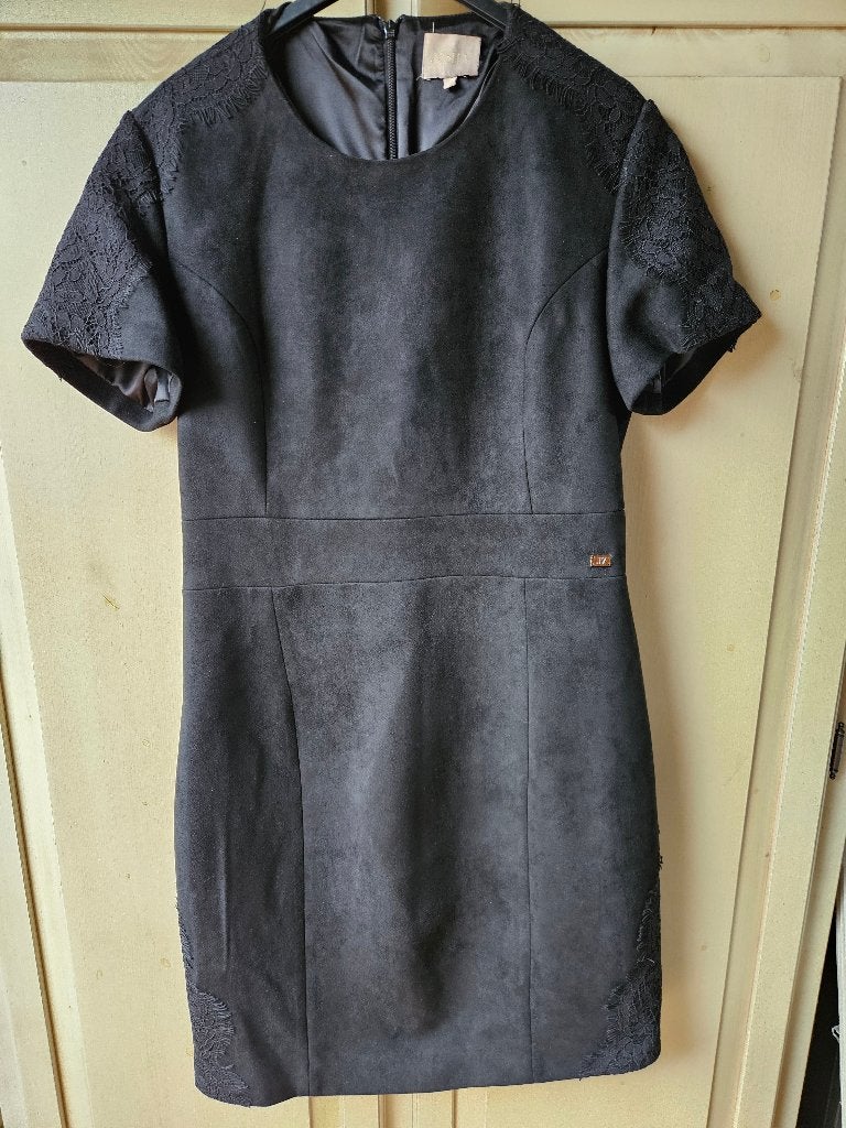 zwarte jurk, Josh V, maat xl, Kleding | Dames, Verzenden, Zwart, Maat 46/48 (XL) of groter, Zo goed als nieuw