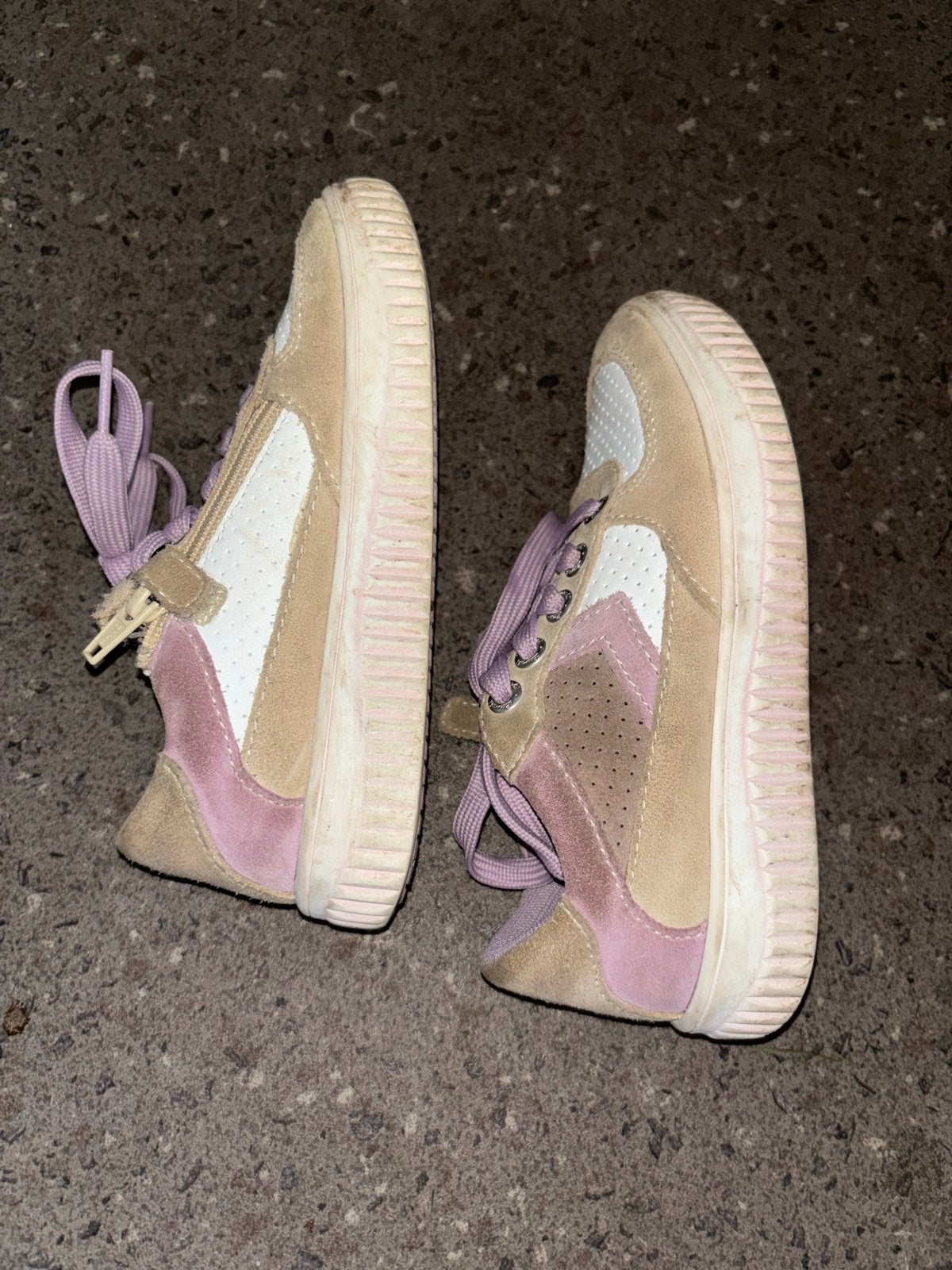 Lurchi sneakers maat 28, beige/roze/paars, gebruikt, Ophalen of Verzenden, Gebruikt, Meisje, Schoenen