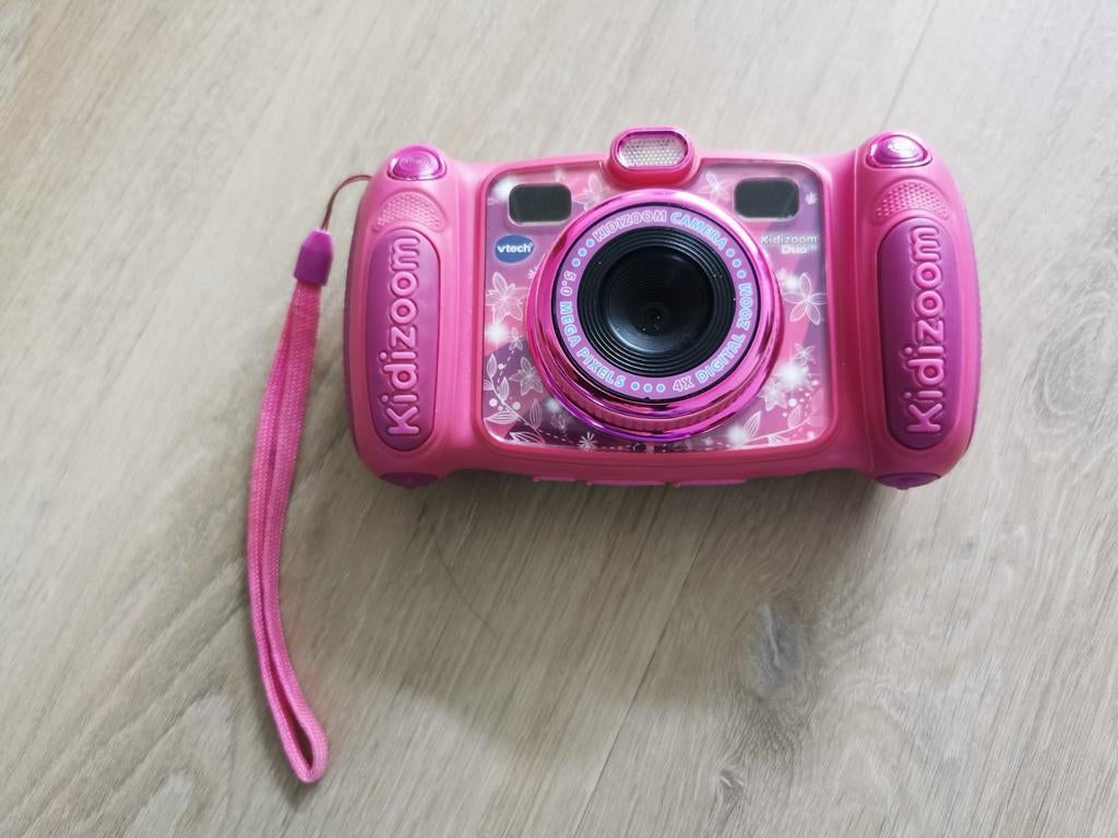 Vtech Kidizoom Duo 5.0 Kindercamera Roze, Kinderen en Baby's, Speelgoed | Vtech, Ophalen of Verzenden, Gebruikt, 4 tot 6 jaar