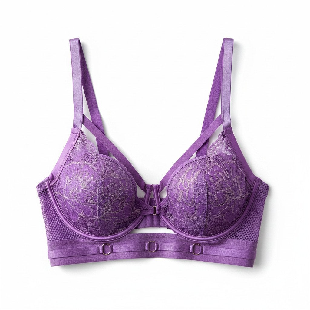 Hunkemöller Private Pleasure bh Paars 75E, Hunkemöller, Ophalen of Verzenden, Paars, BH