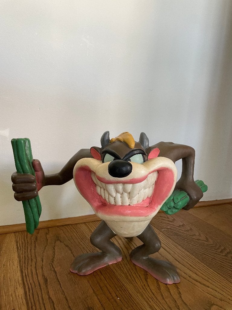 TAZ (Tasmanian Devil) Beeld Warner Bros Verzamelaarsobject, Verzamelen, Ophalen, Zo goed als nieuw, Fantasy