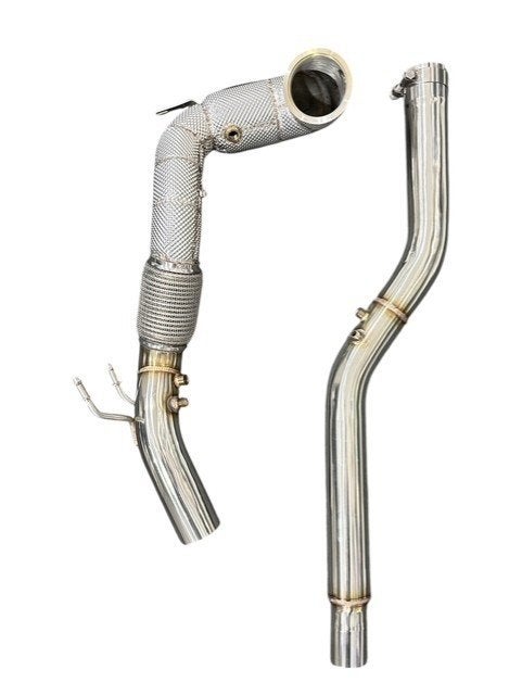 Downpipe 3,5" Volkswagen Golf 8R (heatshield), Ophalen of Verzenden