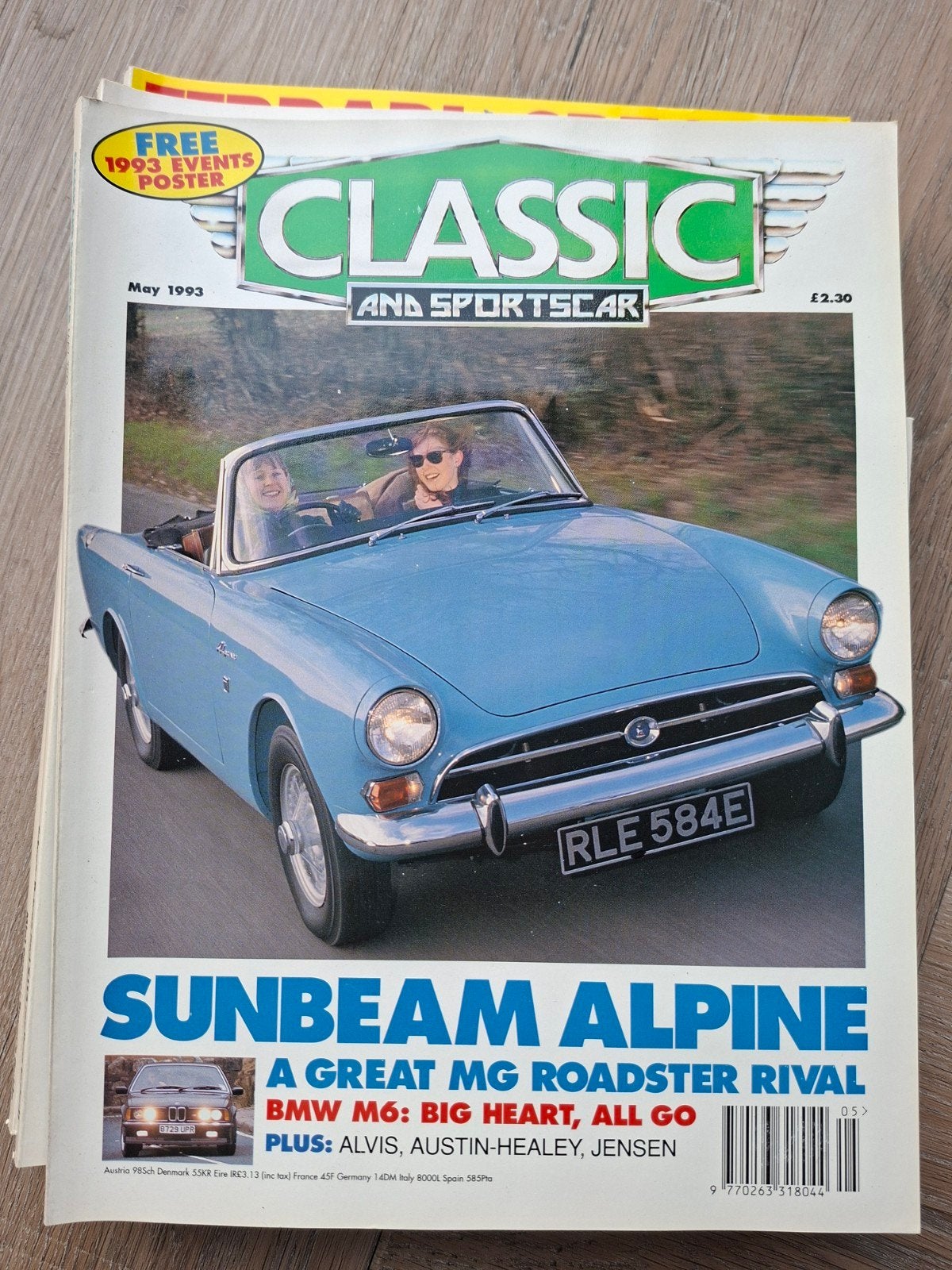Classic & Sportscar Magazine Mei 1993 - Sunbeam Alpine, Ophalen of Verzenden, Gelezen, Overige typen