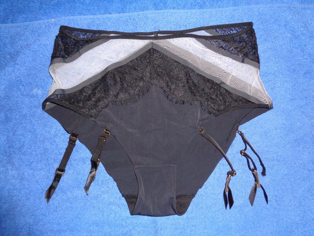 jarretel slipje TEZENIS, Verzenden, Zwart, Slip