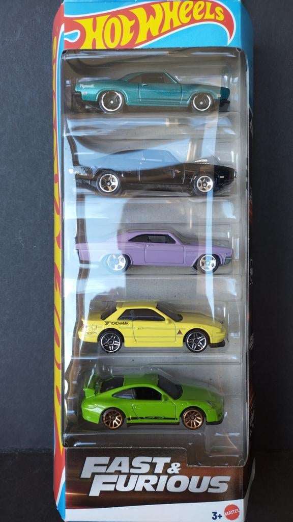 Porsche 911 Dodge Nissan 1:64 Hotwheels Fast Furious Pol, 1186 MJ 1 NL, Auto, Nieuw, Ophalen of Verzenden