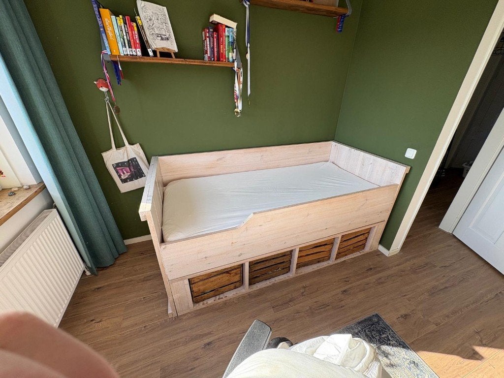 Rockwood kinderbed (kajuitbad Jasper) 90*200, Ophalen, 85 tot 100 cm, Gebruikt, Lattenbodem