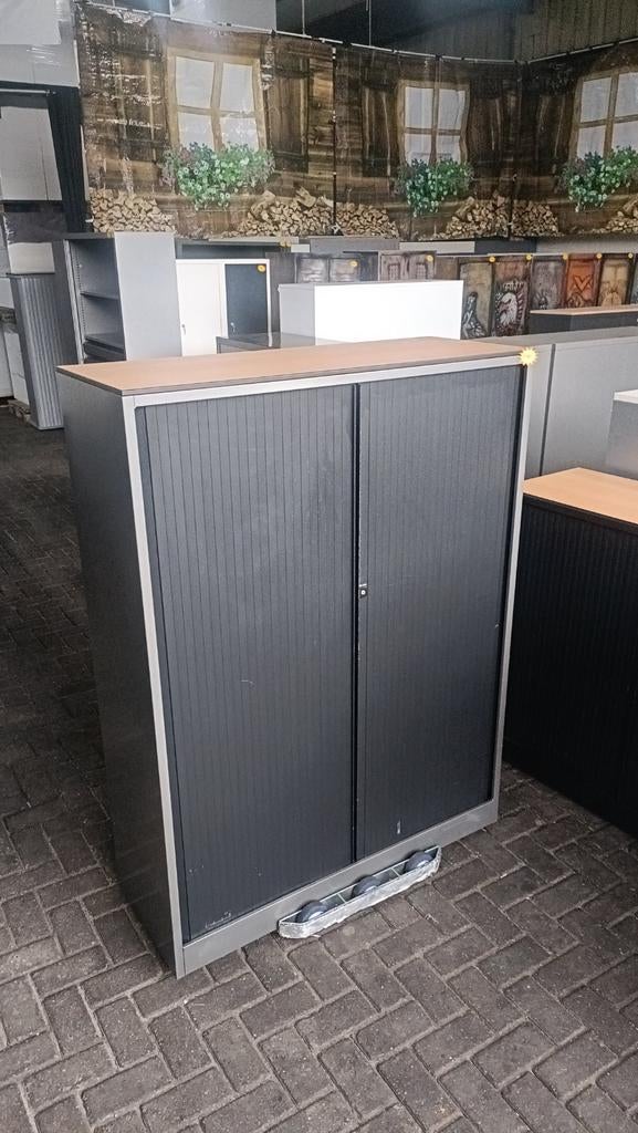 Ahrend metalen roldeurkast archiefkast, Gebruikt, 100 tot 150 cm, Ophalen of Verzenden, K.H.R. Kasten Handel Rogat