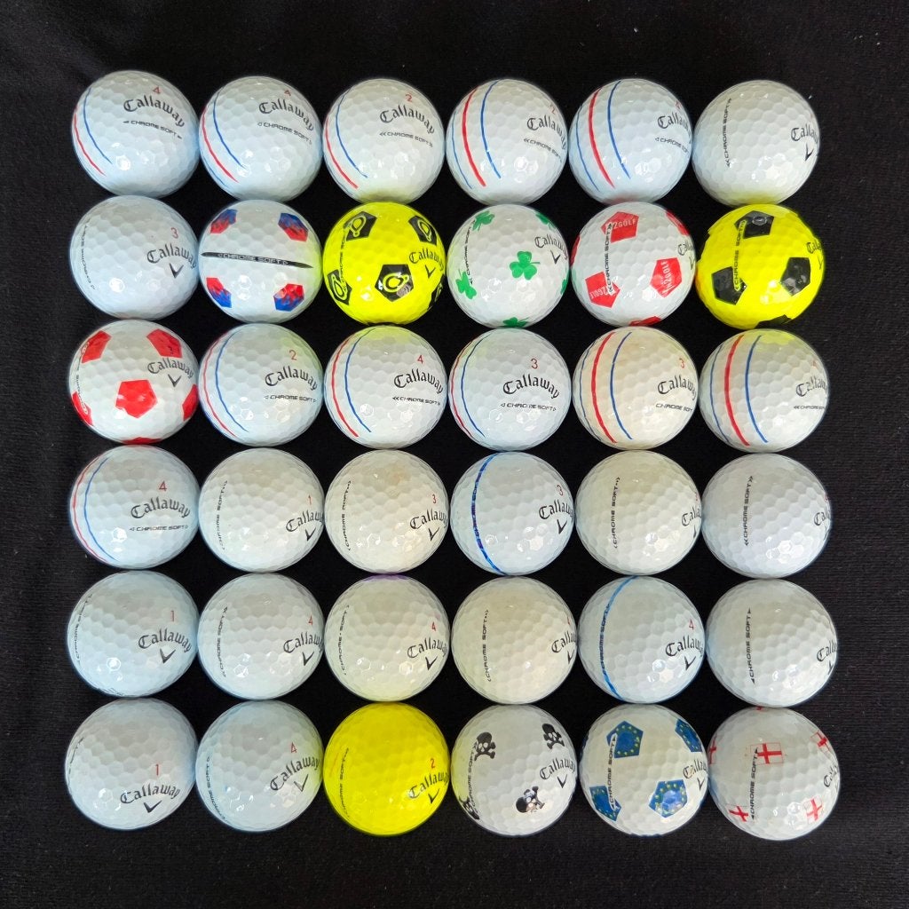 36 stuks hele mooie Callaway Chrome Soft golfballen, Ophalen of Verzenden, Zo goed als nieuw, Bal(len), Callaway