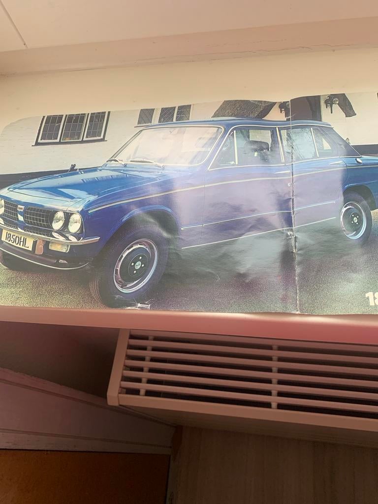 Folder triumph dolomite, Ophalen of Verzenden