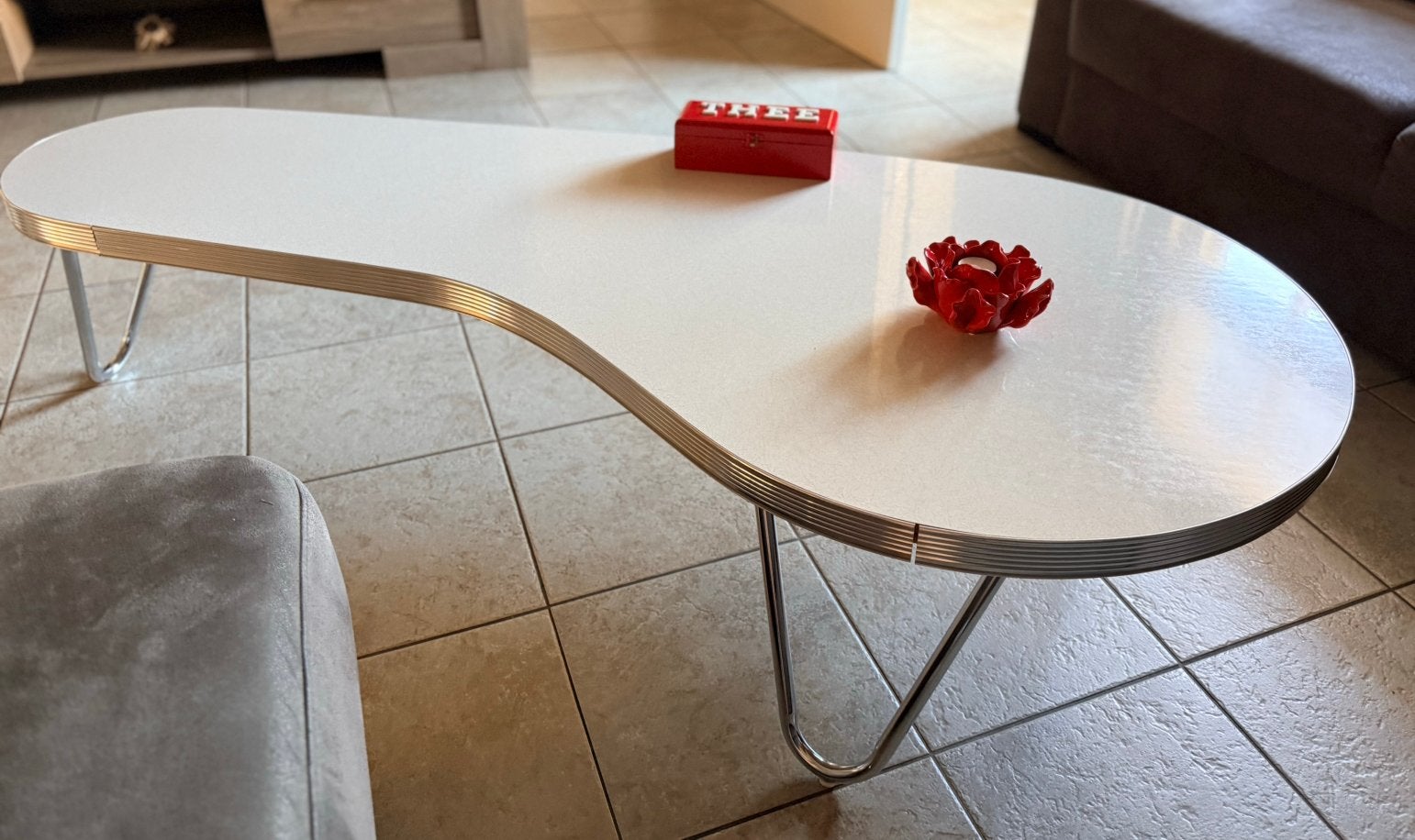*Salontafel fifties, sixties, Bel Ait TO17*, Huis en Inrichting, Ophalen, Gebruikt, 100 tot 150 cm, 50 tot 100 cm