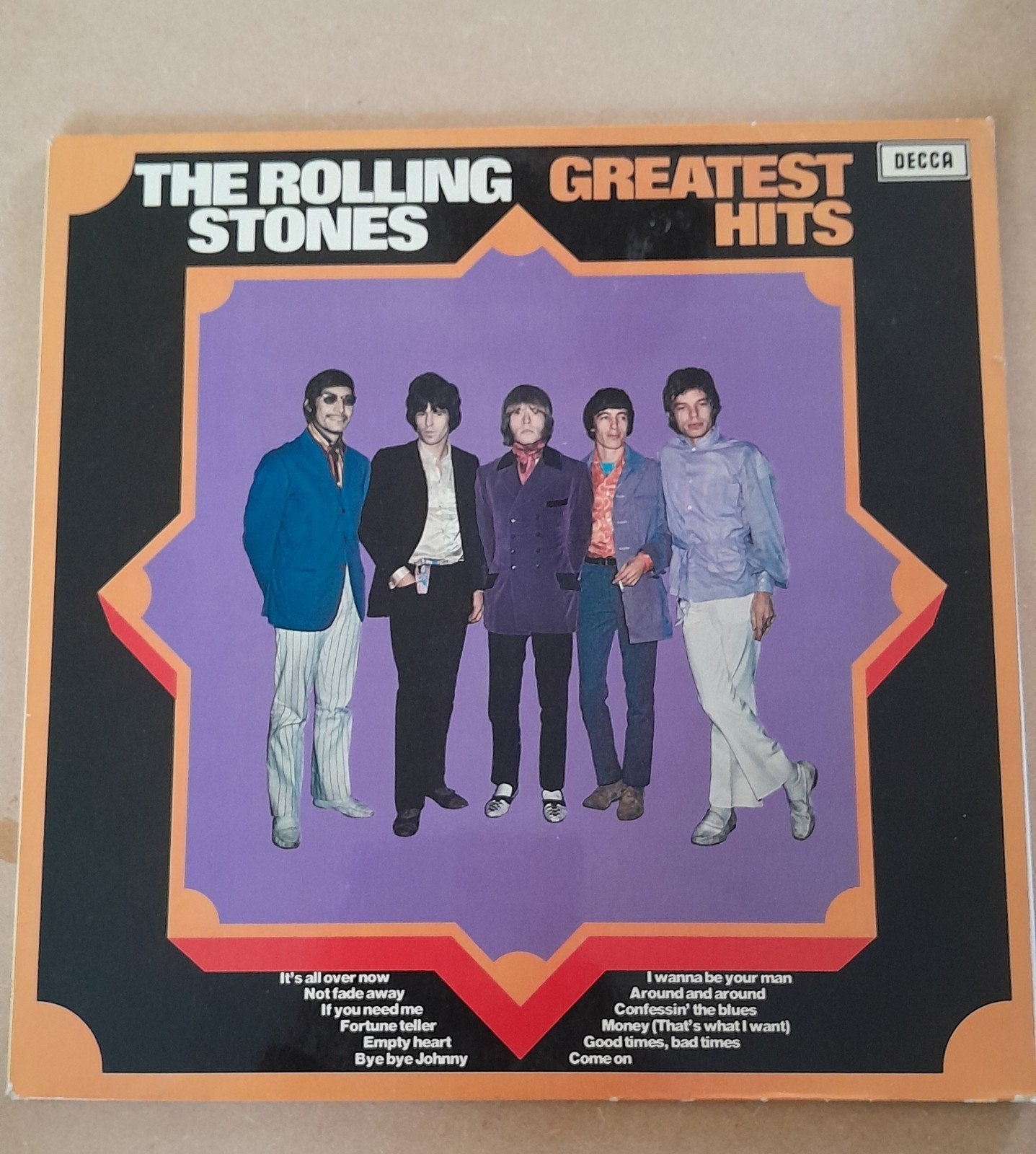 lp the rolling stones - greatest hits, Cd's en Dvd's, Vinyl | Rock, Ophalen of Verzenden, Gebruikt, 12 inch, Poprock