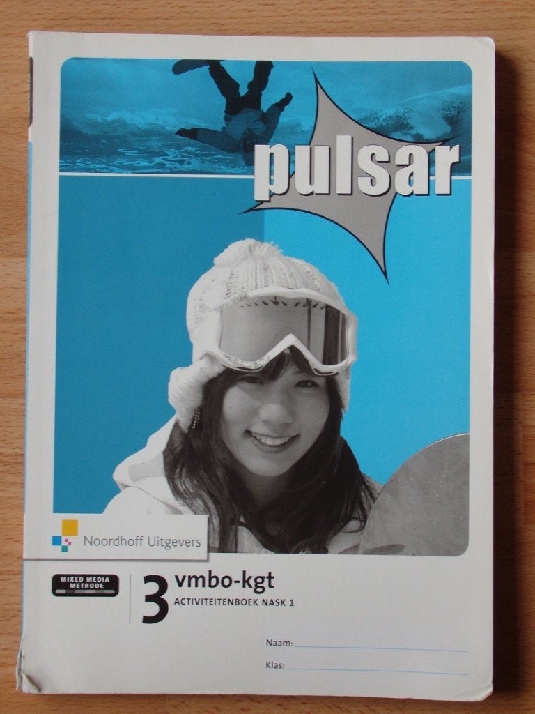 Pulsar 3 VMBO-KGT activiteitenboek nask 1, Ophalen, Zo goed als nieuw, VMBO, Noordhoff Uitgevers