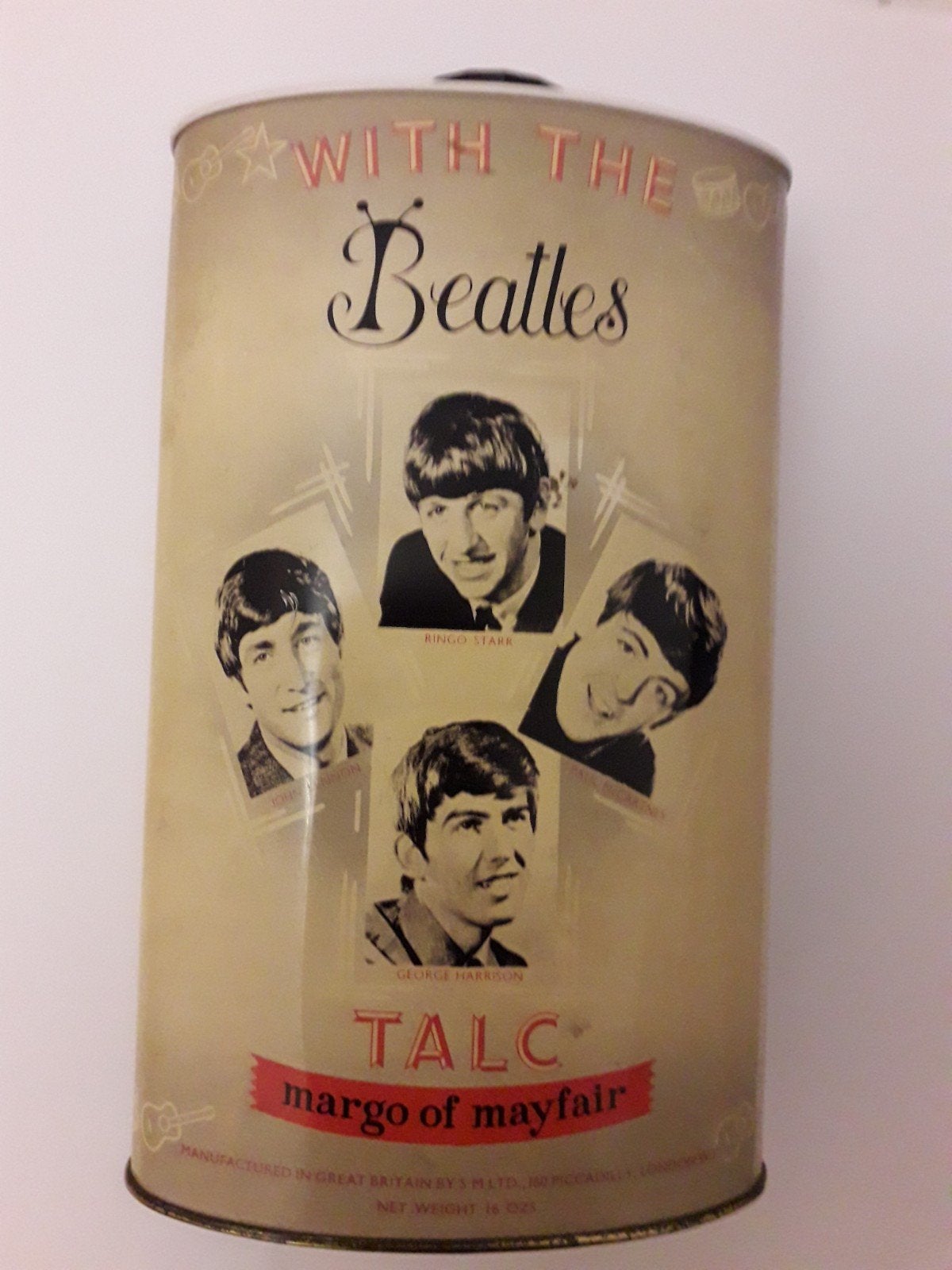 Beatles- item: poederdoos, Engeland 1965, Verzamelen, Ophalen, Overige onderwerpen