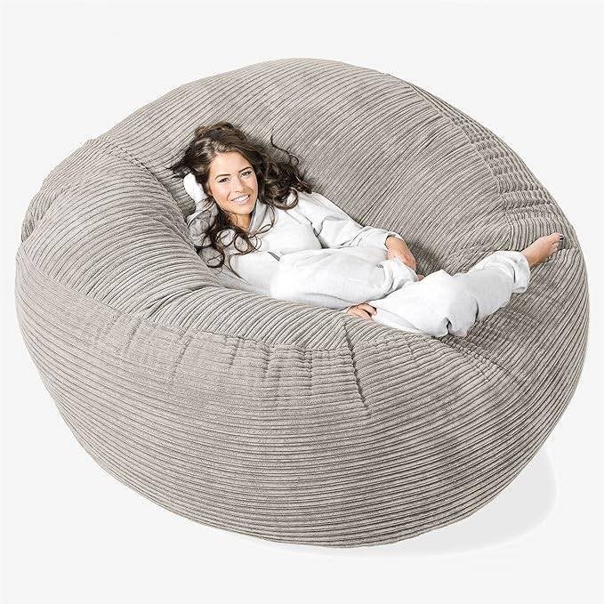 Lounge Pug XXL Bean Bag, Huis en Inrichting, Ophalen, Gebruikt, Grijs, Zitzak