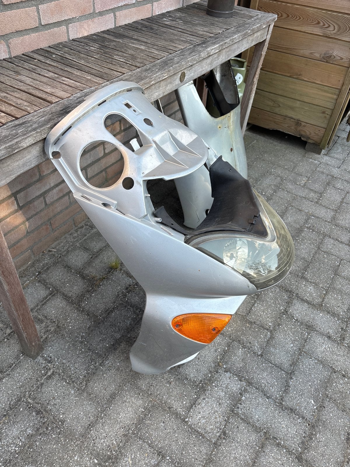 Aprilia Leonardo compleet voorfront - Zilver, Ophalen of Verzenden, Gebruikt, Kap